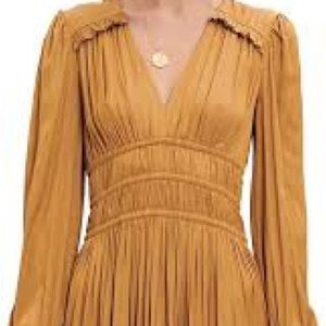 Brand new gold, classy and sophisticated Maje dress. Size 36